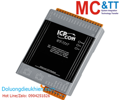 Module 2 cổng Ethernet Modbus TCP 8 kênh AI + 4 kênh DO ICP DAS ET-7217 CR