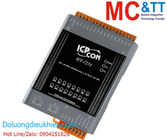 Module 2 cổng Ethernet Modbus TCP 16 kênh đầu vào số DI ICP DAS ET-7251 CR