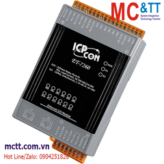 Module 2 Cổng Ethernet Modbus TCP 6 kênh DI+6 kênh Power Relay ICP DAS ET-7260A CR