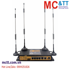 Router công nghiệp 5G 1 cổng WAN + 4 cổng LAN + Wi-Fi Four-Faith F-NR100