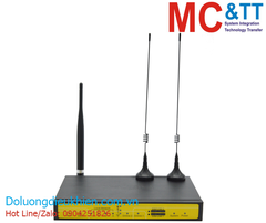 F3A46: Router công nghiệp Dual Sim LTE (4G) 4 LAN + 1 WAN + RS-232 + APN/VPN Wi-Fi