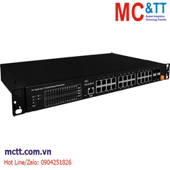 Switch công nghiệp quản lý 24 cổng Gigabit Ethernet + 4 cổng Gigabit SFP ICP DAS FSM-6228G-AC CR