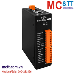 Bộ chuyển đổi Modbus Gateway 2 cổng RS-232/422/485 sang 2 cổng Ethernet ICP DAS GW-2528iM CR