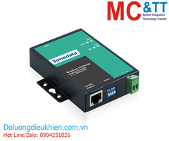 Bộ chuyển đổi Modbus Gateway 1 cổng RS-232 Modbus RTU/ASCII sang Ethernet Modbus TCP 3Onedata GW1101-1D(RS-232)