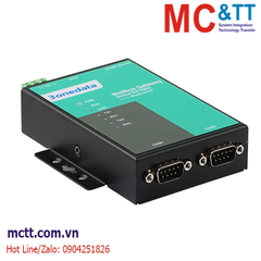 Bộ chuyển đổi Modbus Gateway 2 cổng RS-232/485/422 sang Ethernet 3onedata GW1102-2DI(3IN1)-DB-P(12-48VDC)