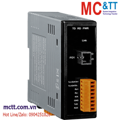 Bộ chuyển đổi RS-232/422/485 sang Quang (Single Fiber, Single Mode, SC, 25KM, TX 1310 nm, RX 1550 nm) ICP DAS I-2542-A25 CR