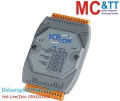 Module RS-485 DCON 8 kênh đầu vào nhiệt Thermistor + 6 kênh đầu ra số DO ICP DAS I-7005-G CR