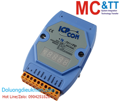 Module RS-485 DCON 1 kênh đầu vào tương tự cặp nhiệt Thermocouple + 2 kênh DO+1 kênh DI ICP DAS I-7011PD CR