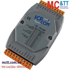 Module RS-485 DCON 8 kênh đầu vào tương tự AI (Dòng điện, điện áp, cặp nhiệt) ICP DAS I-7018R-G CR