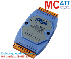 Module RS-485 DCON 4 kênh đầu vào số DI + 8 kênh đầu ra số DO ICP DAS I-7044D CR