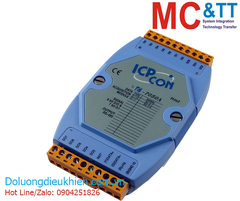 Module RS-485 DCON 7 kênh đầu vào số DI + 8 kênh đầu ra số DO ICP DAS I-7050A CR