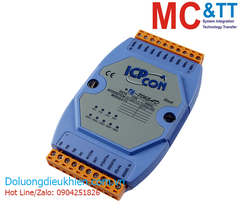 Module RS-485 DCON 5 kênh đầu ra AC SSR + 4 kênh đầu vào số DI ICP DAS I-7065AD CR