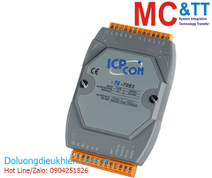 Module RS-485 DCON 3 trục đầu vào Encoder/Counter ICP DAS I-7083-G CR