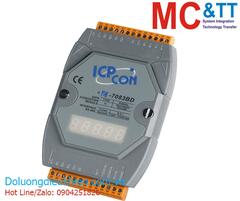 Module RS-485 DCON 3 trục đầu vào Encoder/Counter ICP DAS I-7083BD-G CR