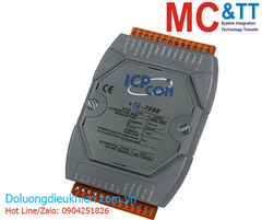 Module RS-485 DCON 8 kênh đầu vào bộ đếm tốc độ cao HSC+8 kênh đầu ra PWM ICP DAS I-7088-G CR