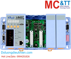 I-8437-80 CR: Bộ lập trình nhúng PAC 80186-80 CPU + MiniOS7 ISaGRAF +4 khe cắm module I/O