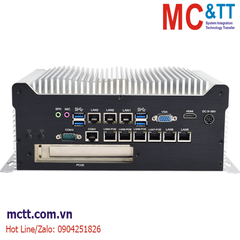 Máy tính nhúng công nghiệp không quạt (9 Lan + 2 COM + 1 PCI/PCIe) TP-IPC IBOX-601-9L2C4P-1P
