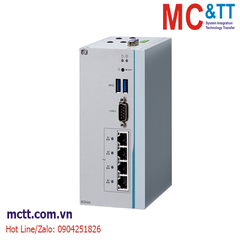 Máy tính công nghiệp không quạt Axiomtek ICO320-83C-N3350-4POE-CAN-WT-DC với Celeron N3350, 1 COM, 4 RJ-45, PoE, GbE LAN, 2 USB, VGA, CAN