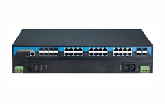 Switch công nghiệp quản lý Layer 3 16 cổng Gigabit Ethetnet + 8 cổng Gigabit Combo + 4 cổng 10G SFP 3Onedata ICS5028G-8GC-4TS