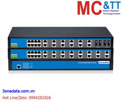 Switch công nghiệp 22 cổng Ethernet + 2 cổng quang (2 sợi quang, Single-mode, FC, 20KM) 3Onedata IES1024-2F(SFC20KM)