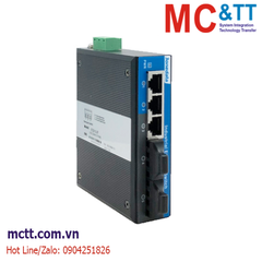 Switch công nghiệp 3 cổng Ethernet + 2 cổng quang (Dual fiber, Single-mode, SC, 20KM) 3Onedata IES215-2F-S-SC-20KM