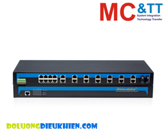 IES5024-2F(SS): Switch công nghiệp quản lý 22 cổng Ethernet + 2 cổng quang Single-mode cáp đơn 3Onedata