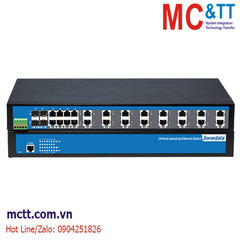 Switch công nghiệp quản lý 24 cổng Ethernet + 4 cổng Gigabit SFP 3Onedata IES5028-4GS