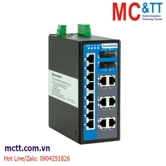 Switch công nghiệp quản lý 14 cổng Ethernet + 2 cổng quang (Single mode, Dual fiber, SC, 40KM) 3Onedata IES6116-2F-S-SC-40KM