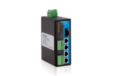 Switch công nghiệp 4 cổng Ethernet + 1 cổng quang Single-mode cáp đơn + 2 cổng RS-485 3Onedata IES615-1F(SS)-2D(RS-485)