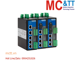 Switch công nghiệp quản lý 5 cổng Ethernet + 2 cổng RS-232/422/485 3Onedata IES615-2DI(3IN1)