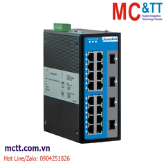 Switch công nghiệp quản lý 16 cổng Ethernet + 4 cổng Gigabit SFP 3Onedata IES6220-16T4GS-P220