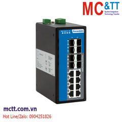 Switch công nghiệp quản lý 8 cổng Gigabit Ethernet + 8 cổng Gigabit SFP 3Onedata IES7116G-8GS