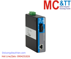 Bộ Chuyển Đổi Quang Điện Công Nghiệp 1 Cổng Ethernet + 1 cổng Quang (2 sợi quang, Multi Mode, SC, 2KM) 3Onedata IMC101B-F-M-SC-2KM
