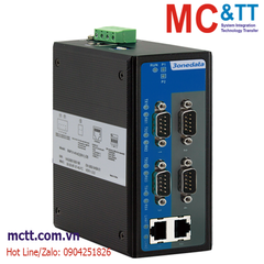 Bộ chuyển đổi 4 cổng RS-232/485/422 sang 2 cổng Ethernet 3Onedata INP314T-4DI(3IN1)-DB-2P(12-48VDC)