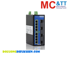IPS7112G-4GS-8GPOE: Switch công nghiệp quản lý 8 cổng PoE Gigabit Ethernet + 4 cổng Gigabit SFP 3onedata