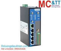 Router công nghiệp Dual Sim 3G/4G VPN + Wi-Fi 3Onedata IRT5300-AW-5T2D