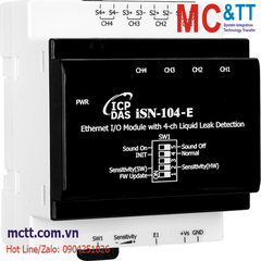 Module phát hiện dò rỉ chất lỏng đầu ra cảnh báo Etheret Modbus TCP ICP DAS iSN-104-E CR