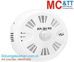 iSN-201-WF CR: Cảm biến đo cường độ ánh sáng (LUX) + nhiệt độ + Độ ẩm Ethernet + Wi-Fi +RS-485 Modbus
