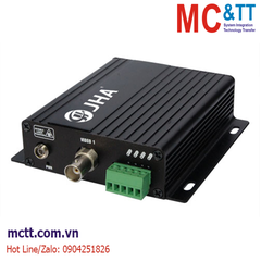 Bộ chuyển đổi 1 kênh video + RS-485 sang quang JHA-D1TV1RB-20