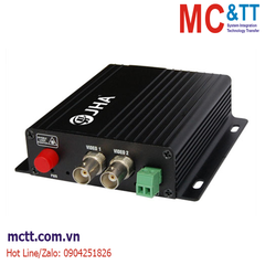 Bộ chuyển đổi 2 kênh video + RS-485 sang quang JHA-D2TV1RB-20