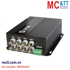Bộ chuyển đổi 8 kênh video + RS-485 sang quang JHA-D8VT1RB-20