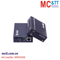 Bộ chuyển đổi quang điện 1 cổng Ethernet + 1 Quang (Single fiber, Single Mode, 20KM,  SC/ST/FC/LC) JHA TECH JHA-F11W-20