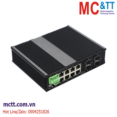 Switch công nghiệp quản lý Layer 3 8 cổng Gigabit Ethernet + 4 cổng 1G/10G SFP+ JHA TECH JHA-MIWS4G08H