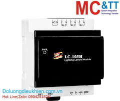 Module RS-485 Modbus điều khiển đèn 1 kênh đầu vào AC + 3 kênh đầu ra AC Relay ICP DAS LC-103H CR