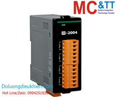 Module RS-485 Modbus RTU 4 kênh đầu vào nhiệt độ DS18B20 Daisy-Chain ICP DAS M-2004 CR