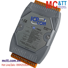 Module RS-485 Modbus RTU 4 kênh AI +5 kênh DI +4 kênh Relay ICP DAS M-7002-G CR