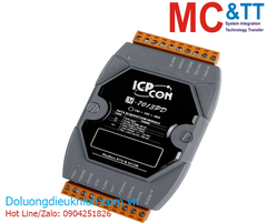 Module RS-485 Modbus RTU 1 kênh đầu vào RTD + 2 kênh DO + 1 kênh DI ICP DAS M-7013PD-G CR