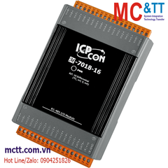 Module RS-485 Modbus RTU 16 kênh đầu vào tương tự (Dòng điện, điện áp, cặp nhiệt) ICP DAS M-7018-16-G CR