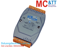 Module RS-485 Modbus RTU 2 kênh đầu ra tương tự AO ICP DAS M-7022-G CR