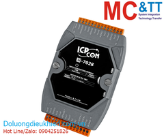 Module RS-485 Modbus RTU 8 kênh đầu ra tương tự AO ICP DAS M-7028-G CR